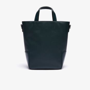 Lacoste Piqué Resort Piqué Canvas Tote Bag Dámské - Taška Tmavě Zelene | CZ-B4Jlz3